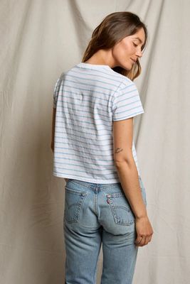 Everett Tee in Powder Blue