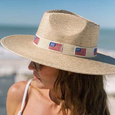 Ivory America Palm Hat