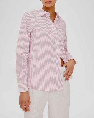 Stina Shirt in Rose Stripe