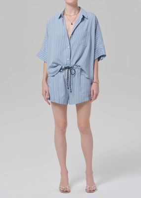 Este Short in Capri Stripe