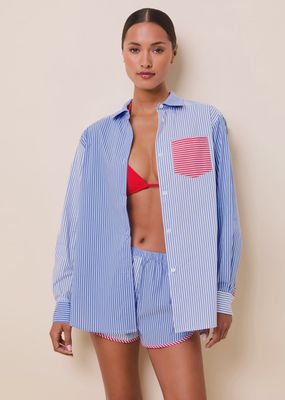 Avril Top in Marina Stripe