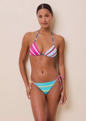 Iris Top in Reversible Colorblock