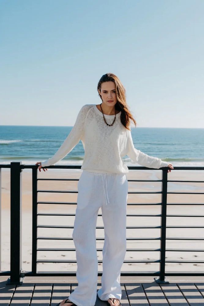 Lorana Linen Drawstring Pant