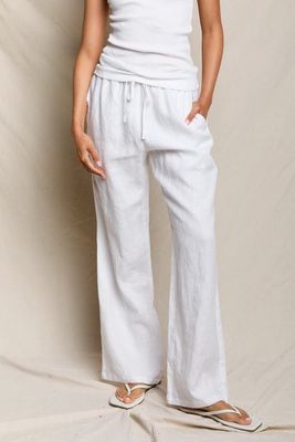 Lorana Linen Drawstring Pant