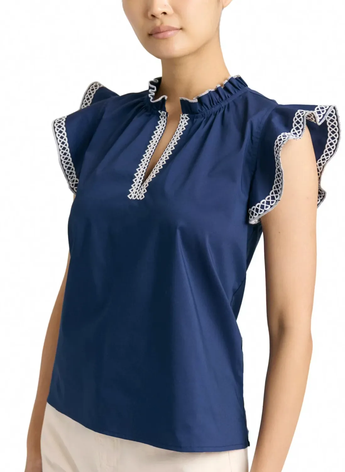 Mae Top in Navy