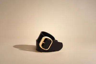 Salerno Belt  in Black