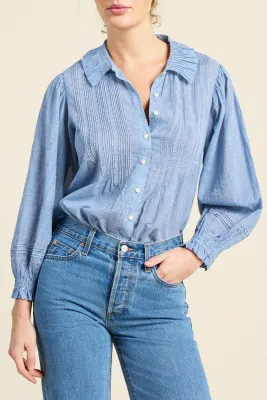 Francesca Blouse in Seabrook Gingham Francesca Blouse in Seabrook Gingham