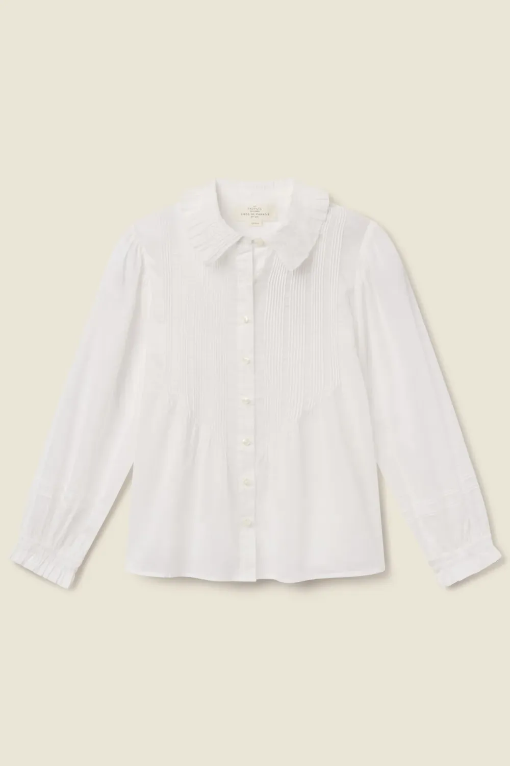 Francesca Blouse in White Voile