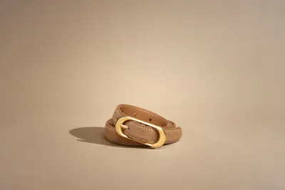 Mira Belt in Cashew