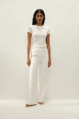 Lisandra T-shirt in Vintage White