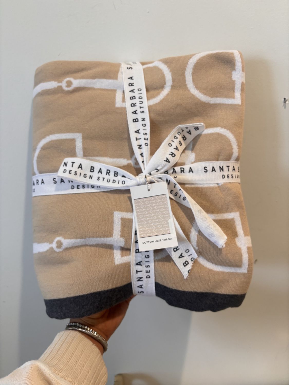 luxe equestrian throw