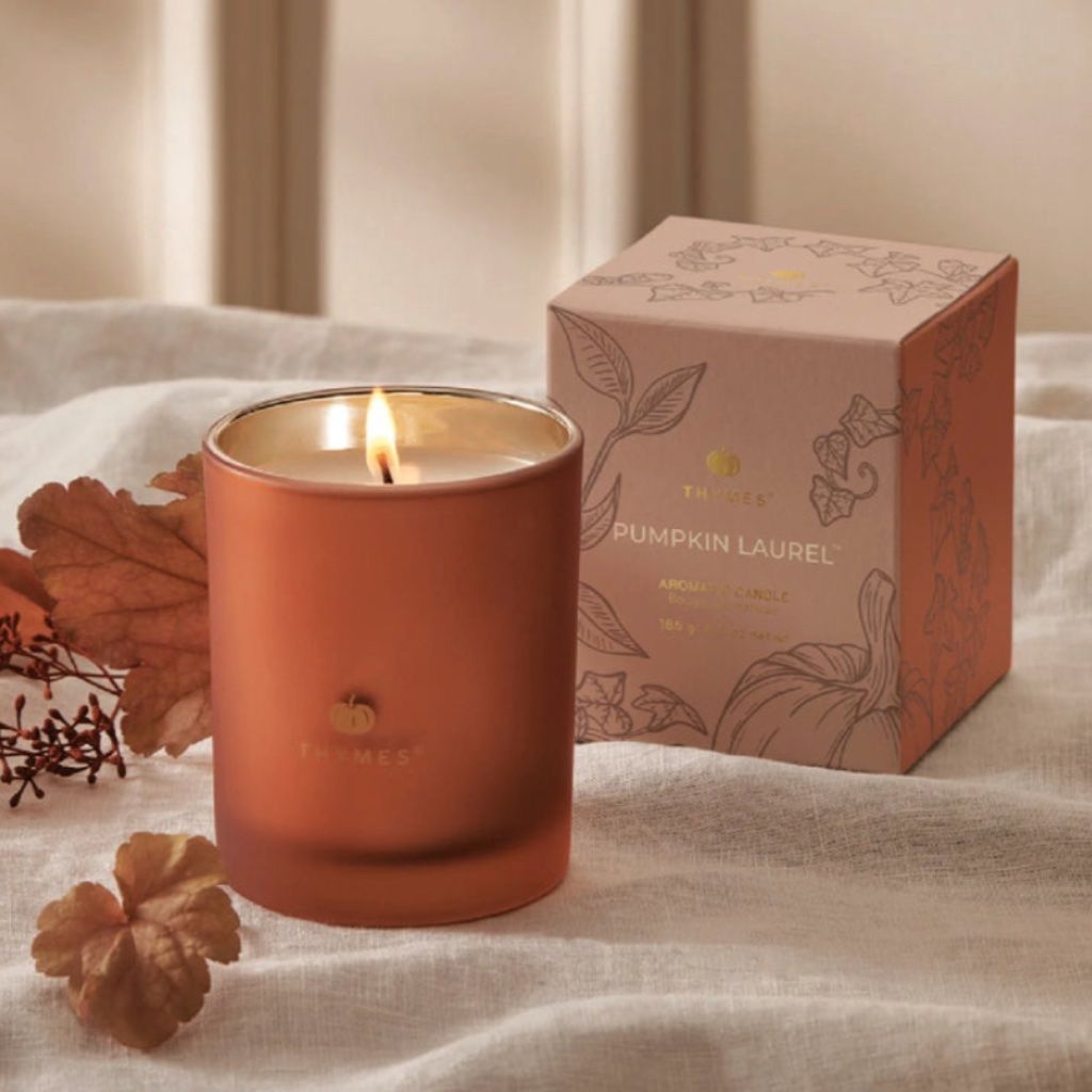 Pumpkin laurel aromatic candle