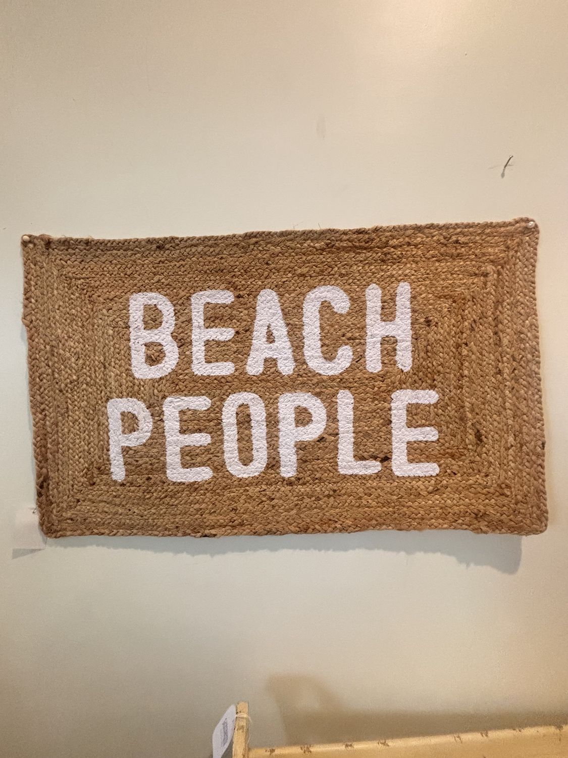 beach people jute rug