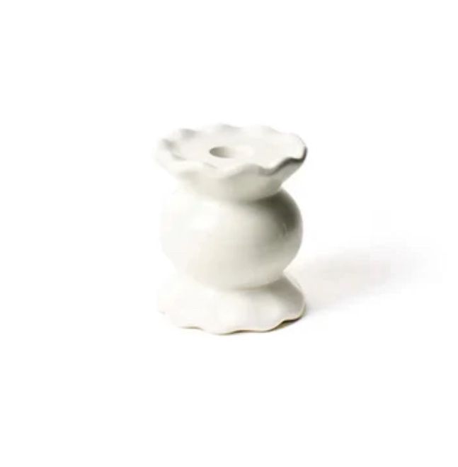 White candle holder