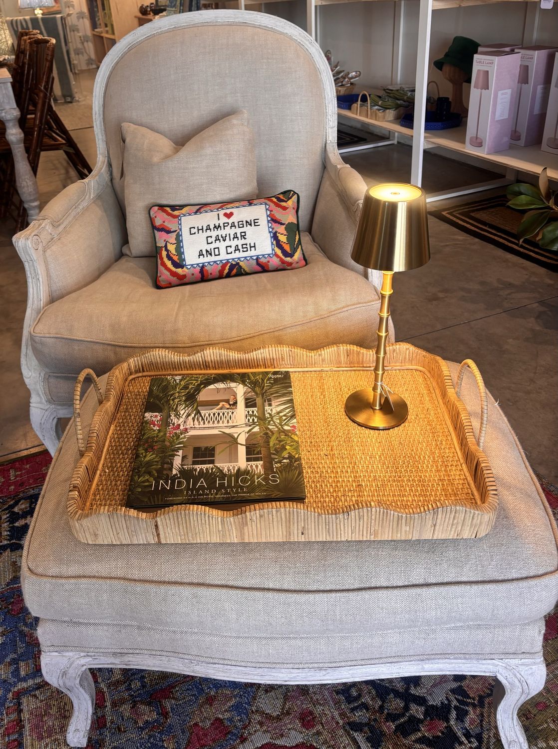 Berger chair and ottoman