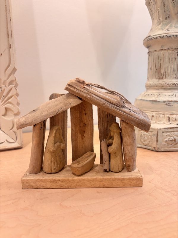 driftwood nativity