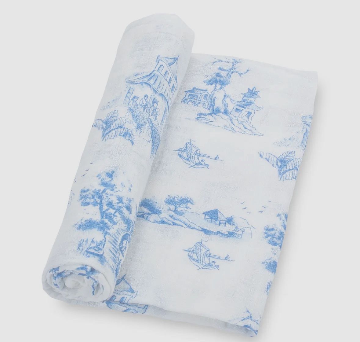 chinoiserie swaddle