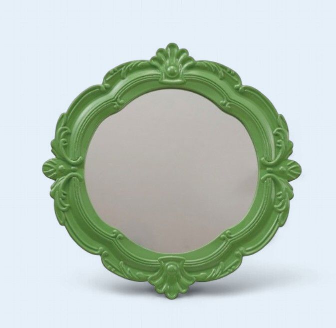 kelly green mirror