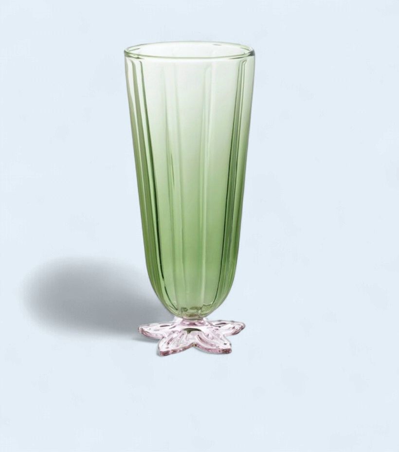 flower champagne flute