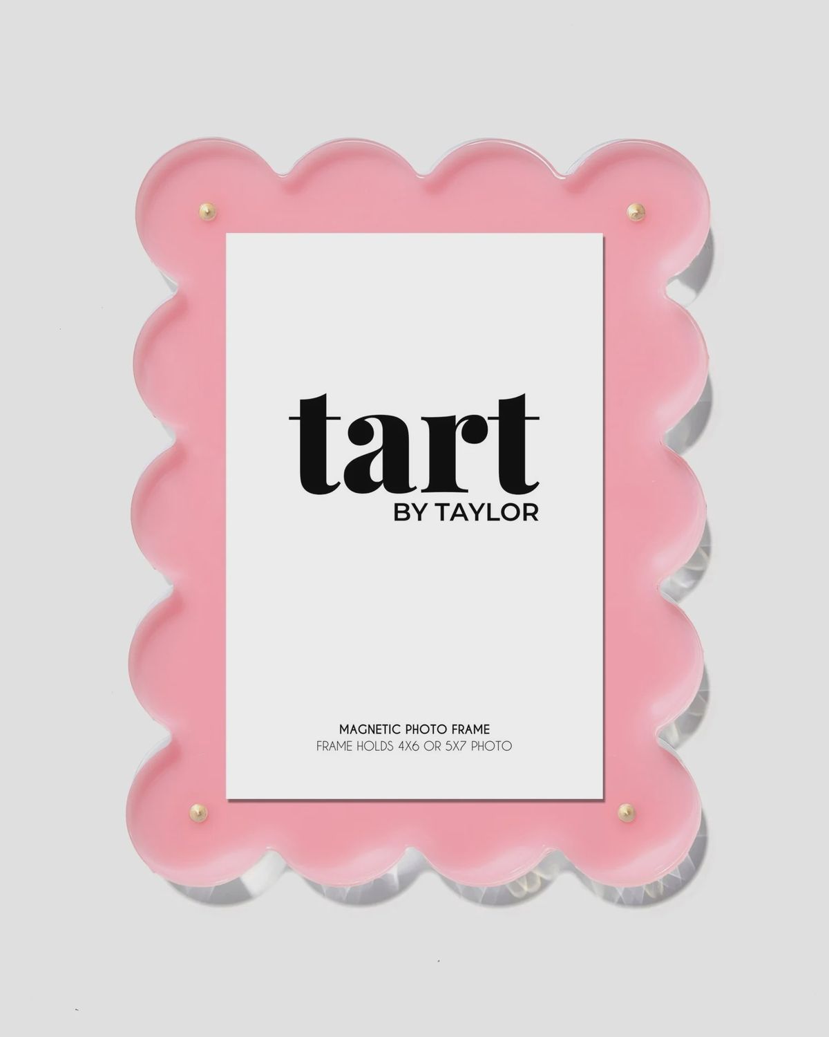 light pink acrylic picture frame