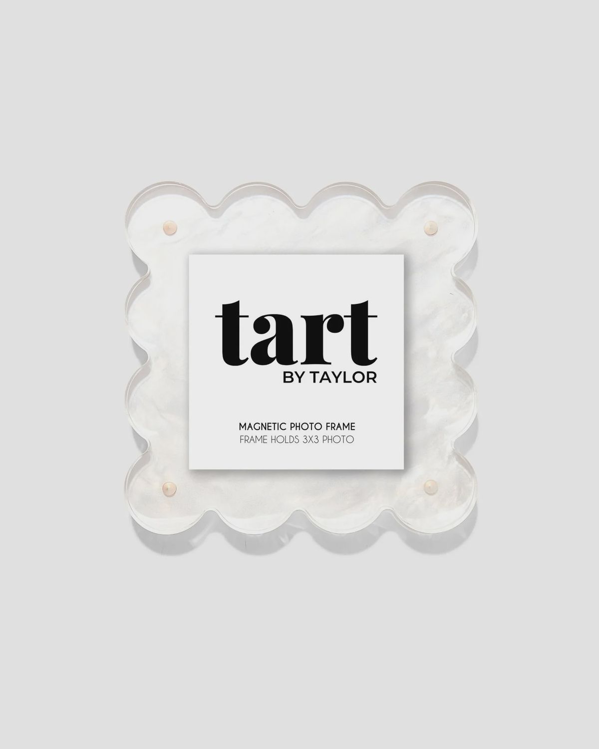 pearl acrylic mini picture frame