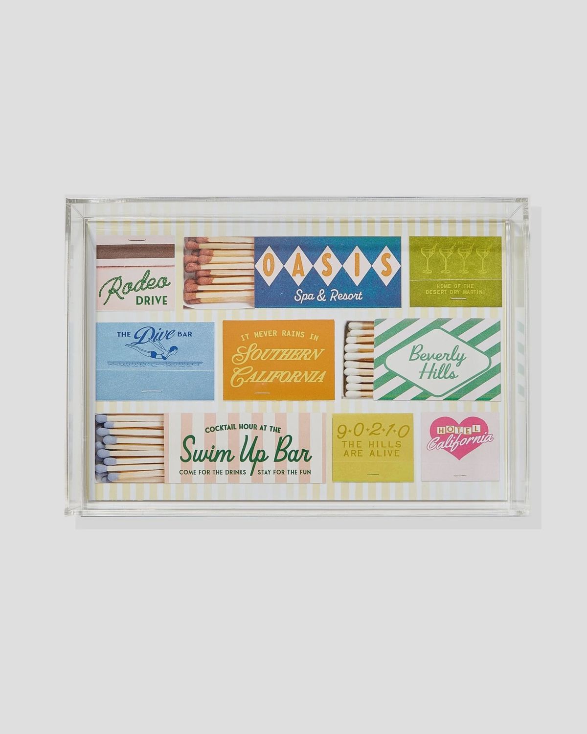 california matchbook small tray
