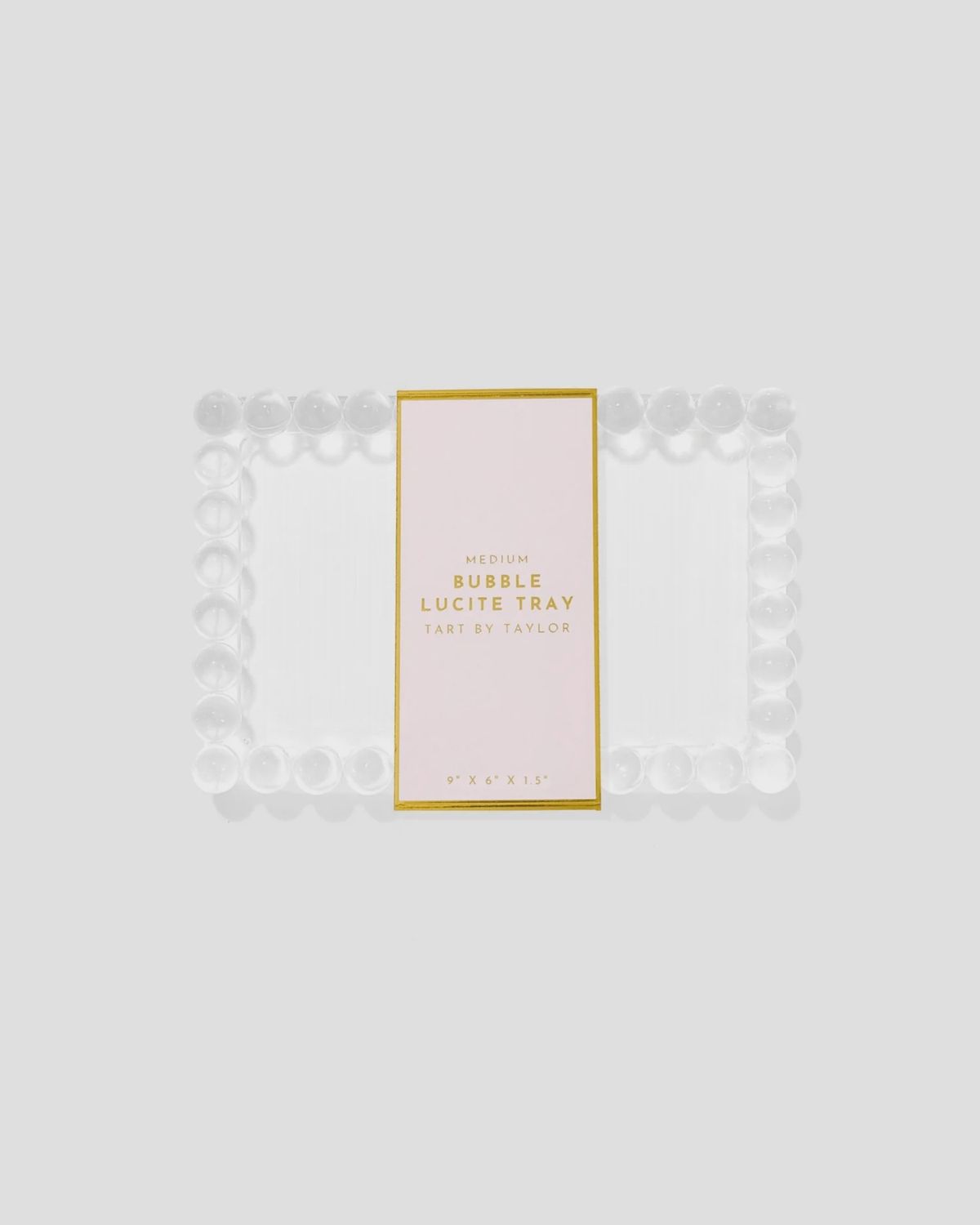 medium bubble lucite tray