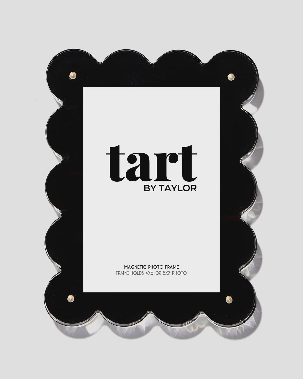 black acrylic picture frame