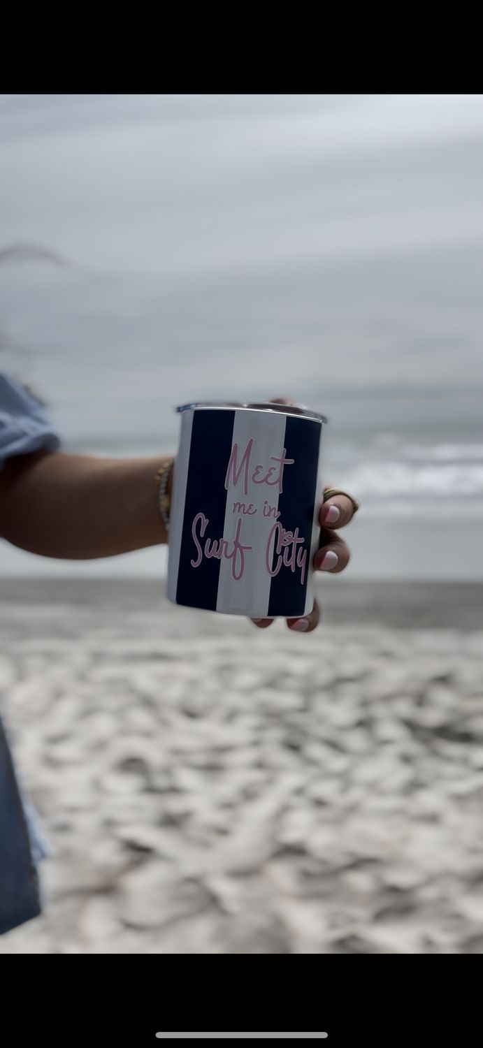 Meet me in Surf City tumbler