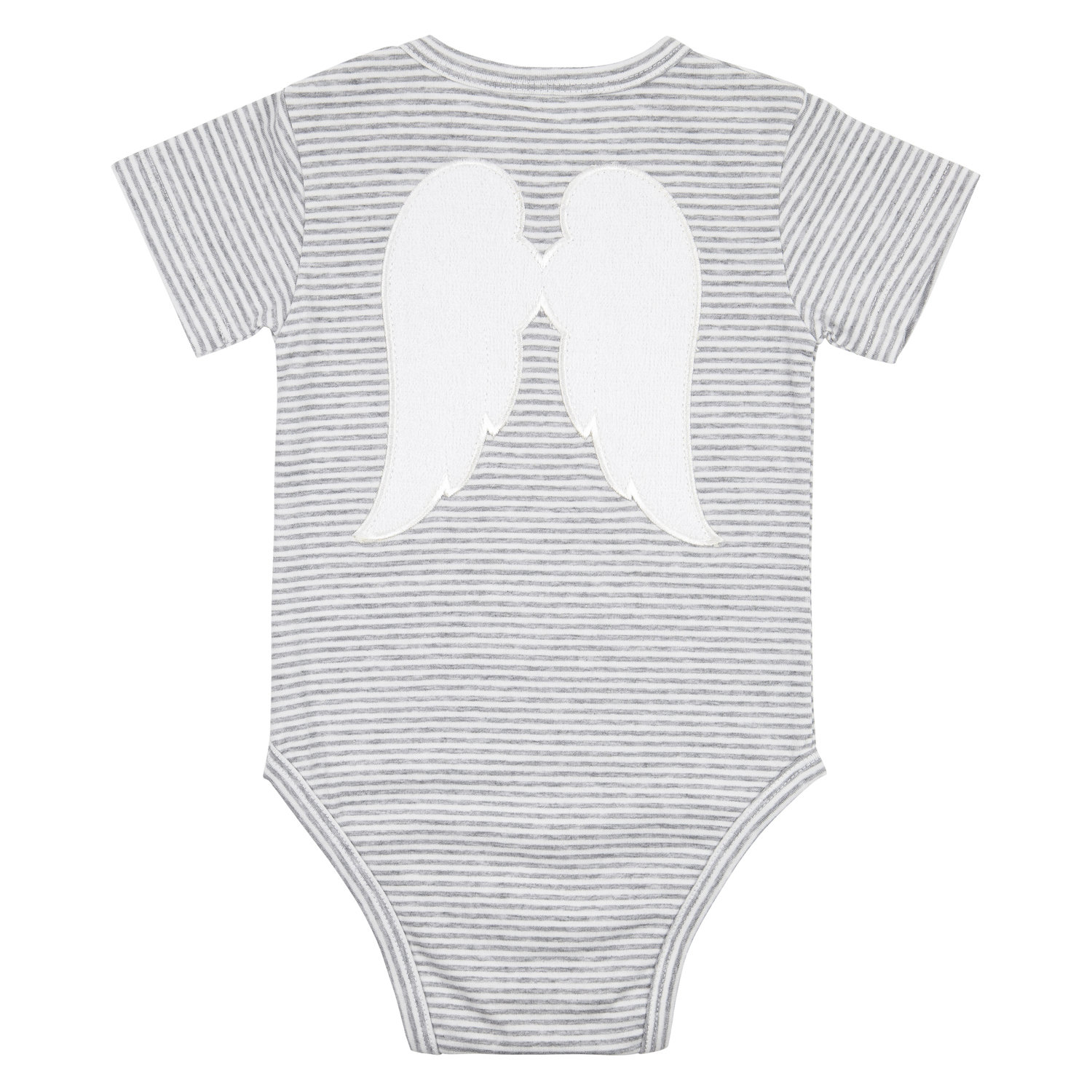 Baby Angel Playsuit Grey Striped