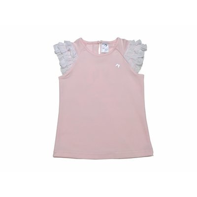 Pink Feather Frill Angel Top