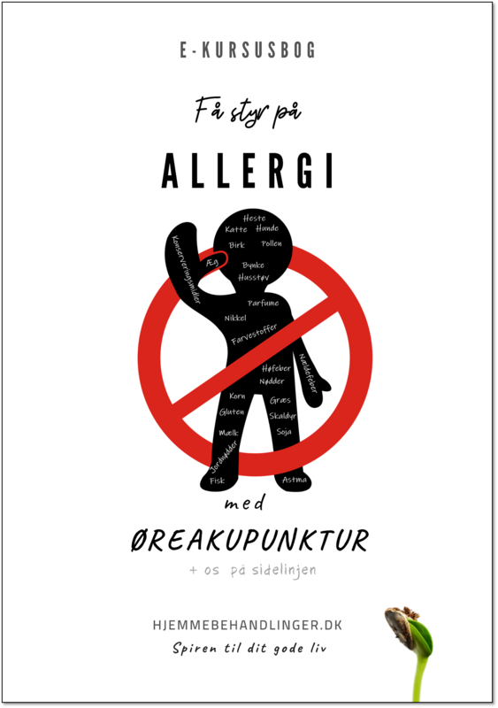 E-KURSUSBOG: Få styr på allergi med øreakupunktur + os på sidelinjen