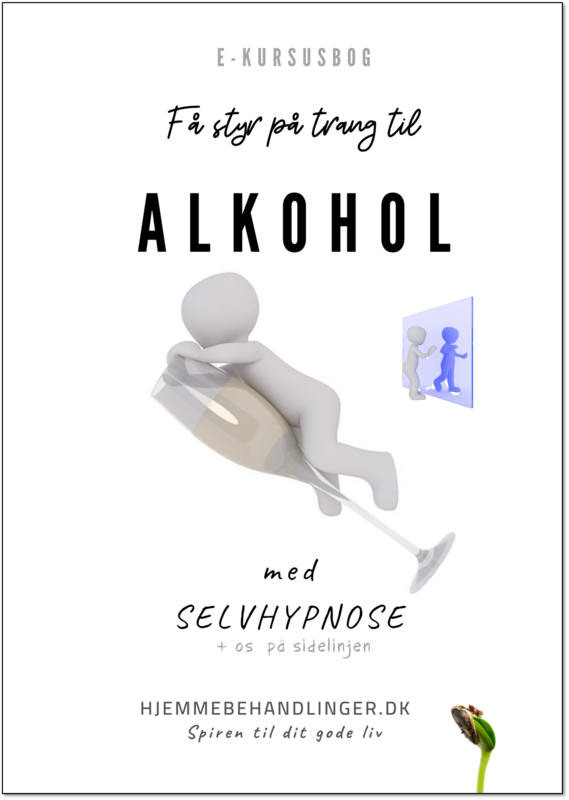 E-KURSUSBOG: Få styr på trang til alkohol med selvhypnose +os på sidelinjen