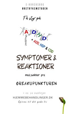 Få styr på ADHD‑spektrets reaktioner og mønstre – med punkter hentet fra øreakupunktur