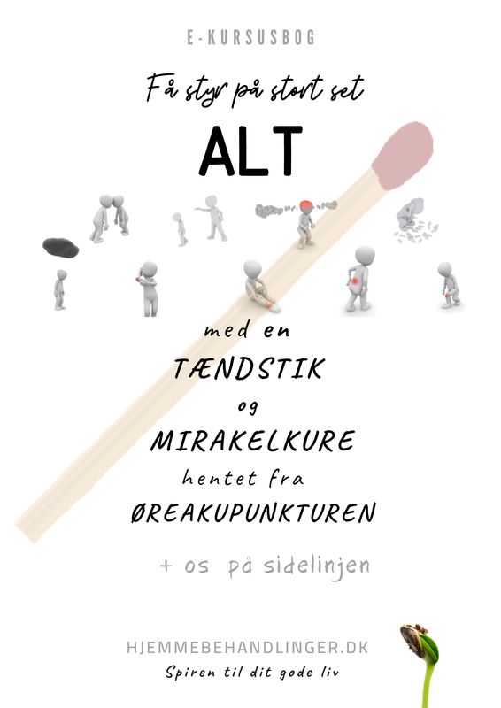 Få styr på (næsten) alt – med en tændstik og punkter hentet fra øreakupunkturen