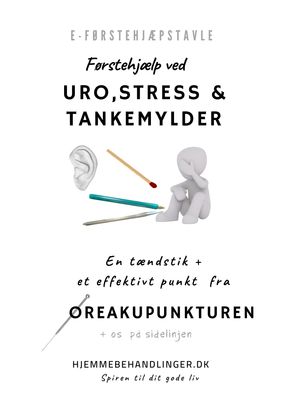 Balance ved uro, stress og tankemylder – med en tændstik og et punkt fra øreakupunktur