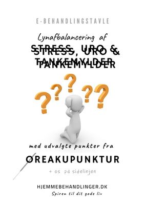 Lynafbalancering ved uro, stress og tankemylder – med punkter fra øreakupunktur