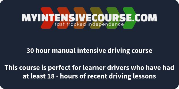 30 Hour well under way course - Manual Car