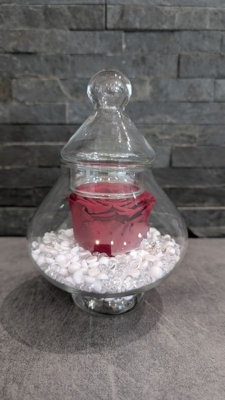Rose éternelle &quot;Bonbonnière chic&quot;