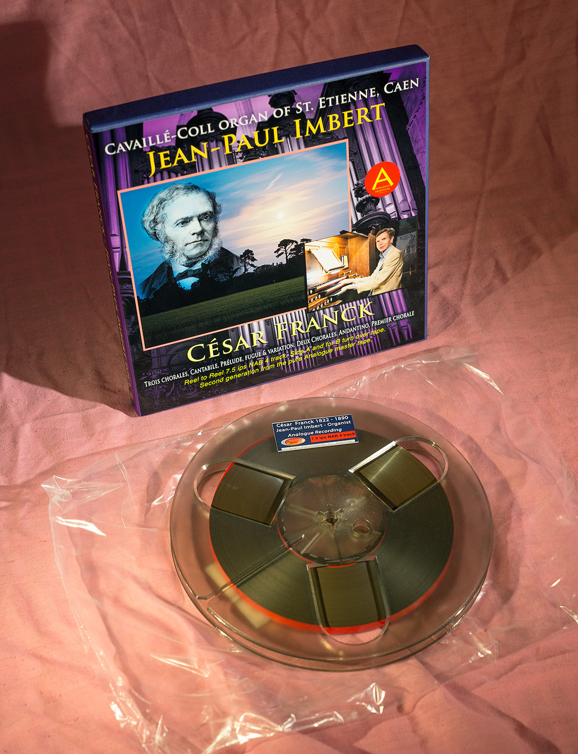 Jean-Paul Imbert Cesar Franck Reel to Reel Analogue tape tape 4 track stereo