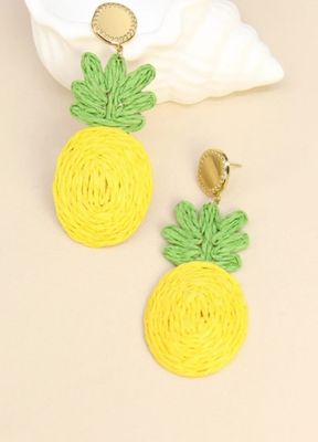 Boucles d'oreilles Ananas