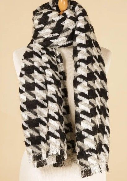 Echarpe pied de poule