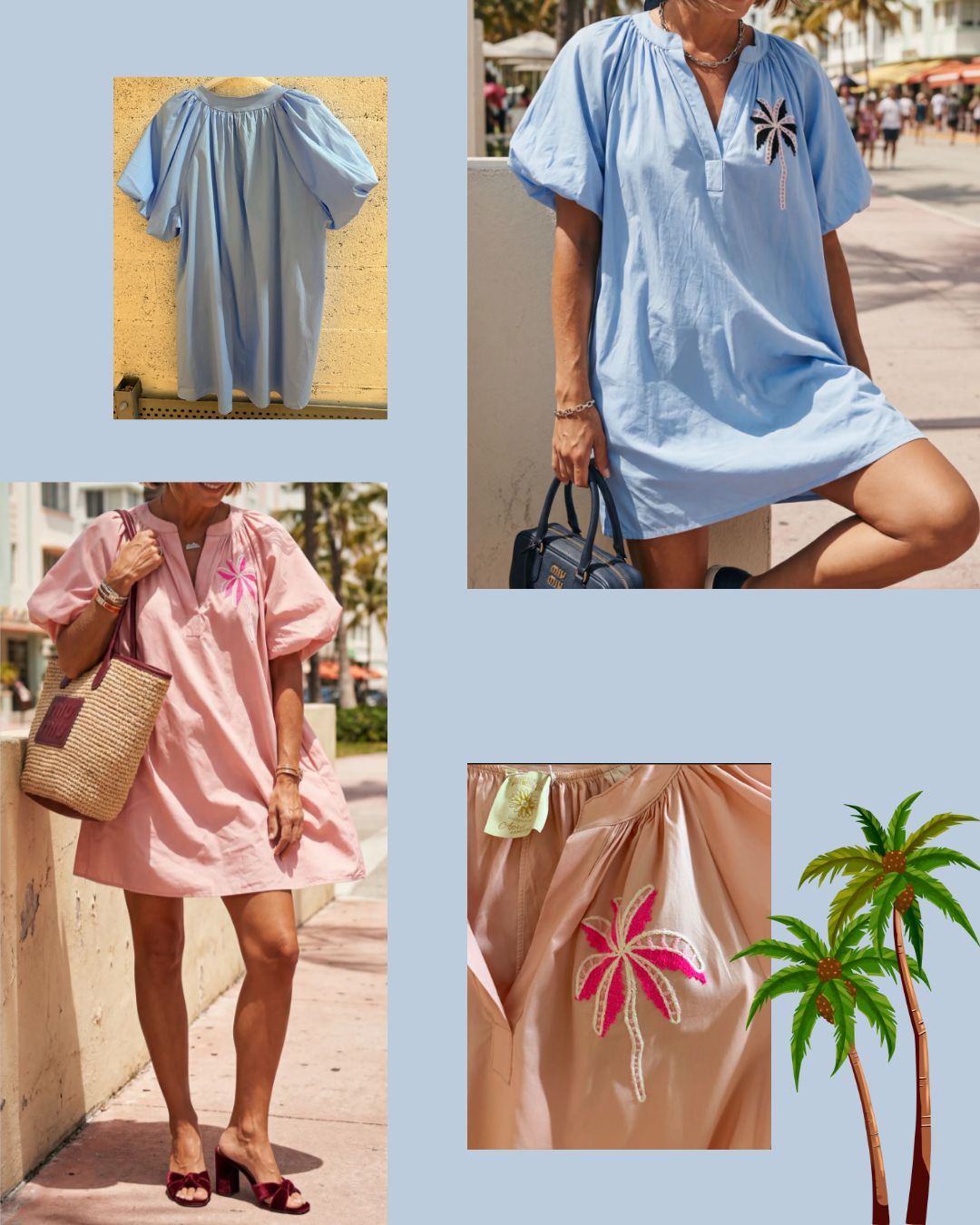 Robe palmier