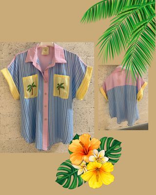 Chemise color Palmier