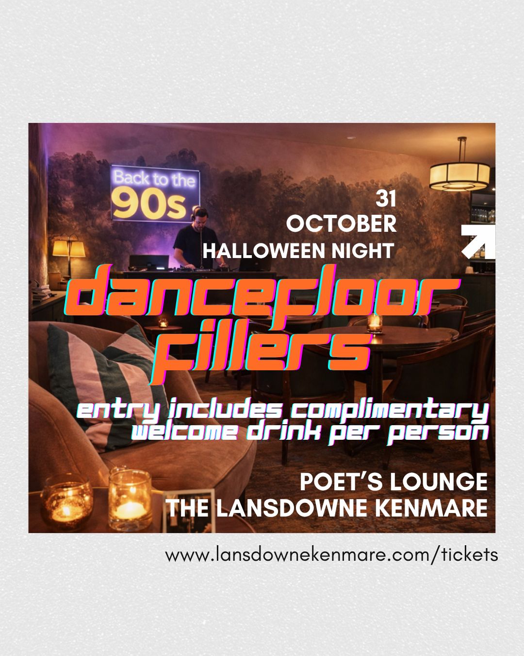 80s 90s Disco Poets Lounge The Lansdowne Kenmare