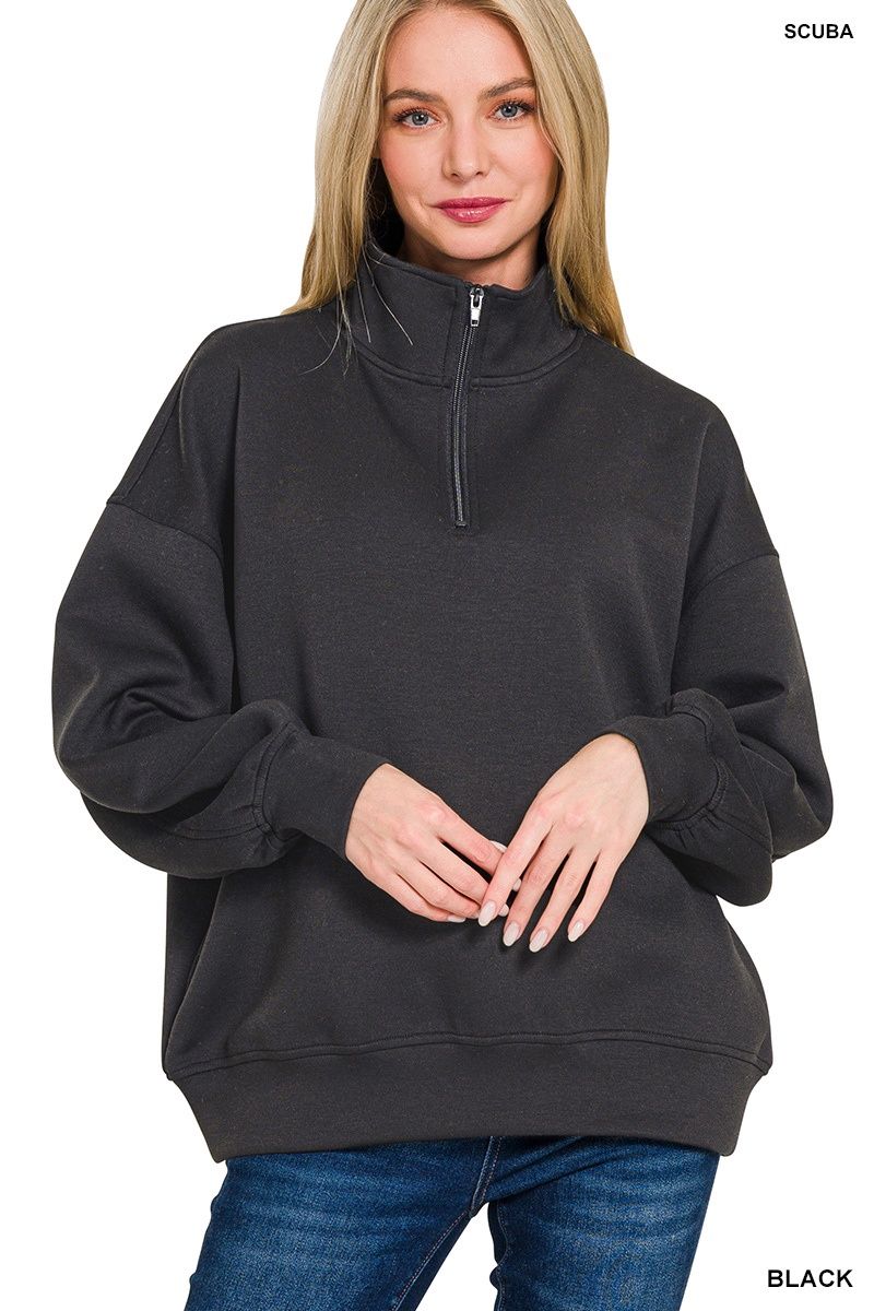 Scuba Half Zip Pull-Over