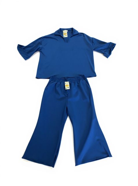 Carol Christian Plus Size Royal Blue  Pant Set