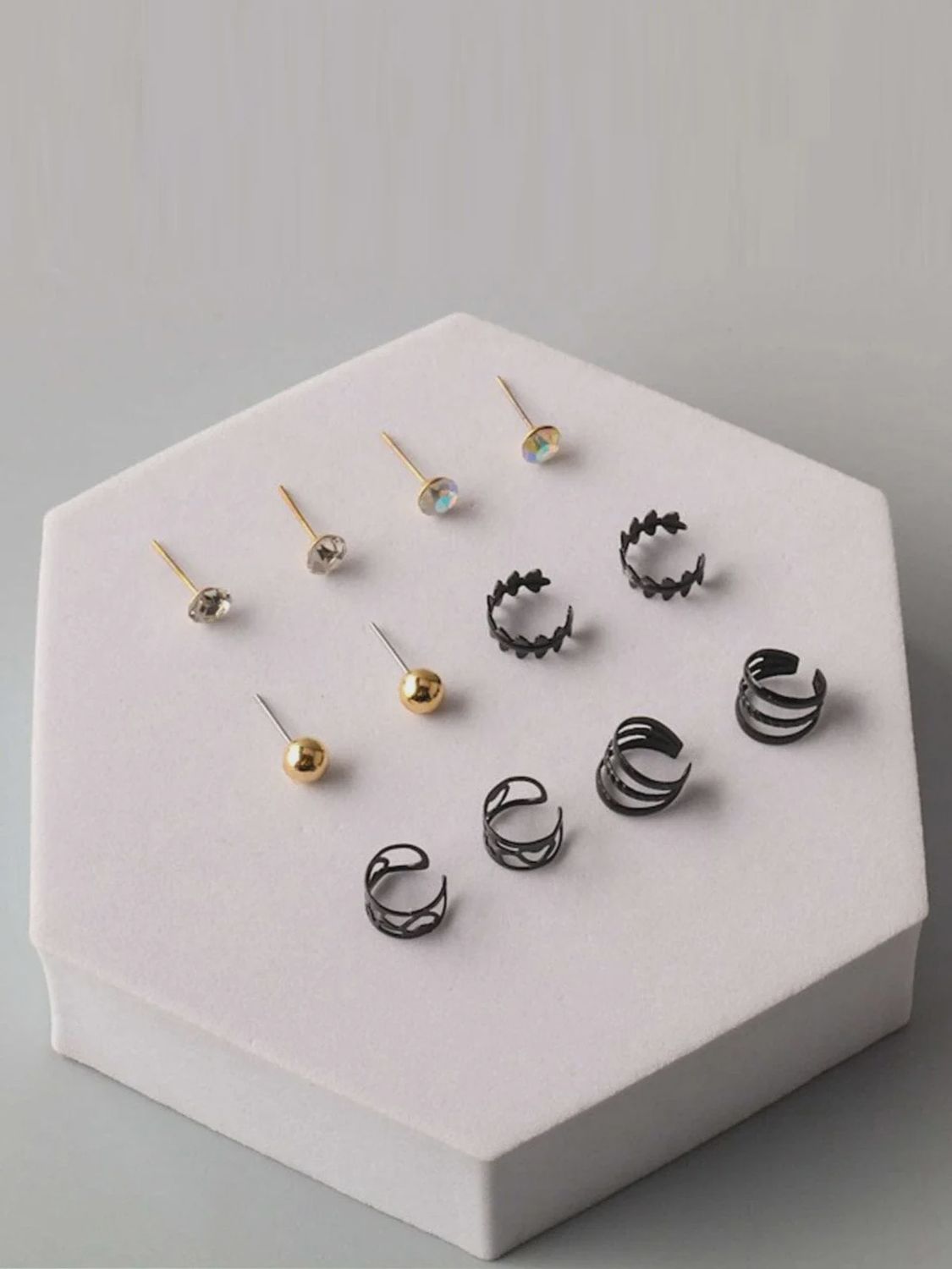 Fashion Assorted Colors 6 Pair Set Earings