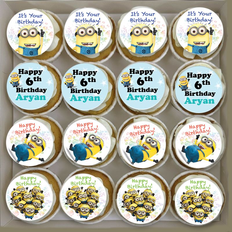 PPC01 Minion Cupcakes