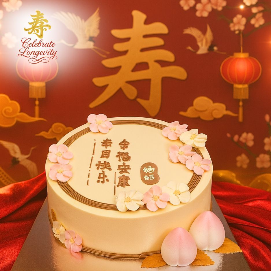 TLC03 Serene Blossom Longevity Cake